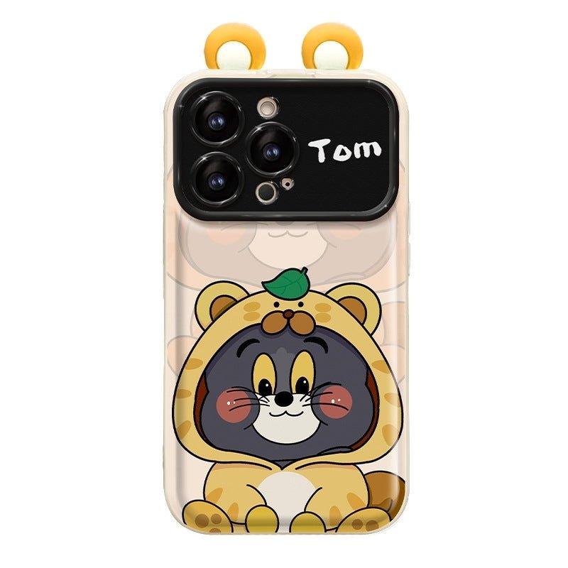 Tom And Jerry Case With flip Mirror and Wrist bracelet - Dragon - mrj