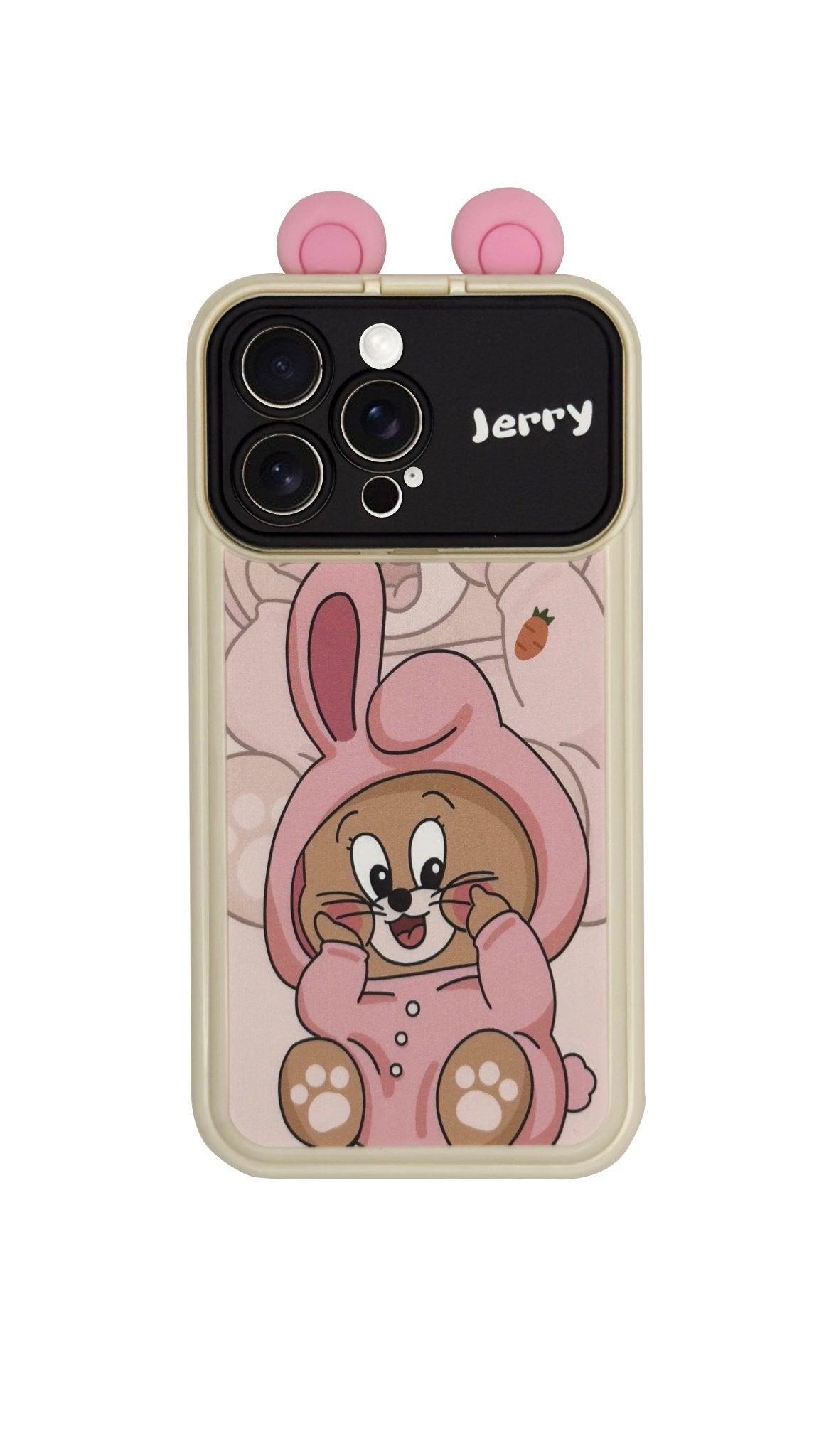 Tom And Jerry Case With flip Mirror and Wrist bracelet - Dragon - mrj